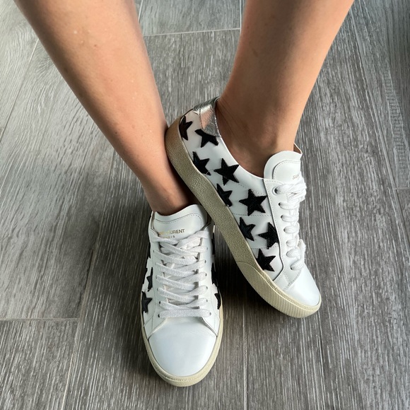 Saint Laurent | Shoes | Saint Laurent Stars Sneakers | Poshmark